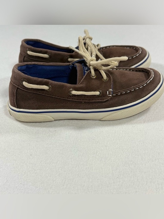 Sperry Other - Sperry Top-Sider Halyard Boys' Boat Deck Shoe Brown Size 13.5 Youth